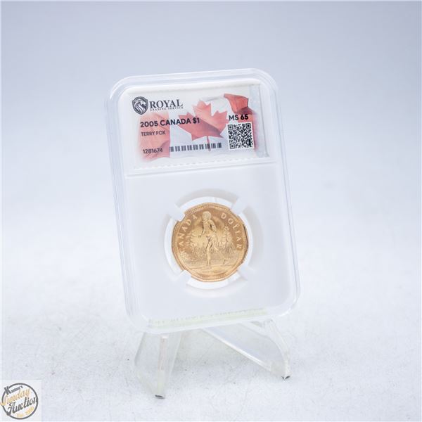 #4999-2005 CANADA TERRY FOX GRADED BY ROYAL