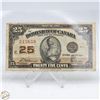 Image 1 : #4995-TWENTY FIVE CENTS SHINPLASTER