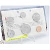 Image 2 : #4944-1975 CANADA PROOF LIKE SET OF 6 COINS