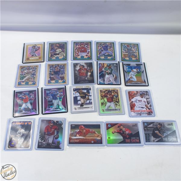 20 ASSORTED BASEBALL CARDS