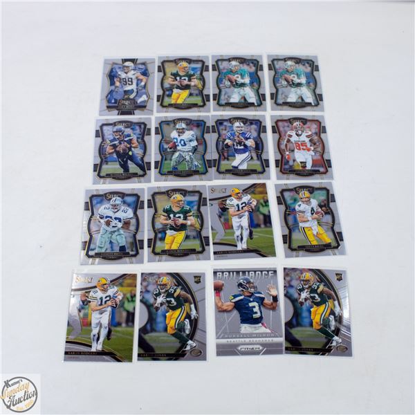 16 ASSORTED SELECT FOOTBALL CARDS