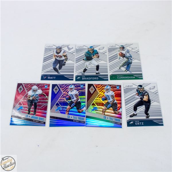 7 ASSORTED FOOTBALL CARDS