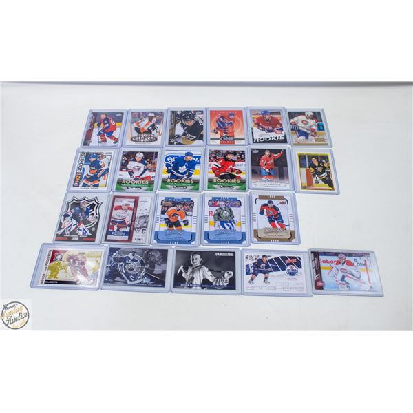 22 ASSORTED HOCKEY CARDS