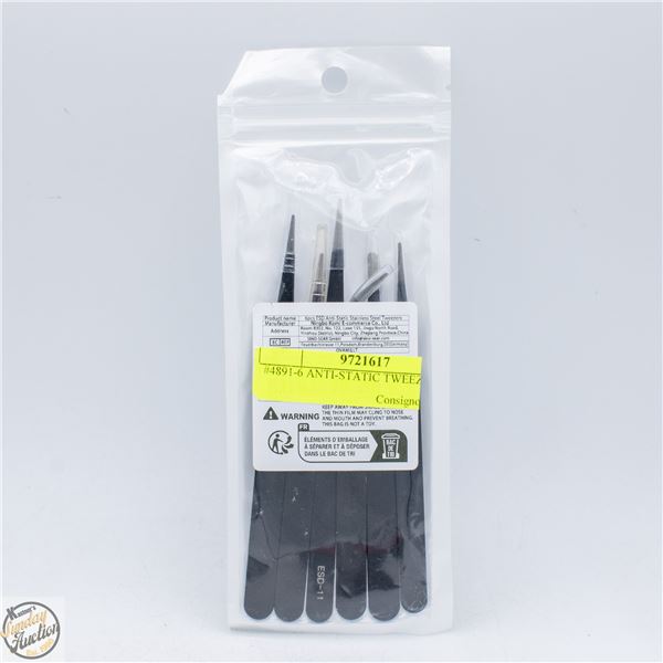 #4891-6 ANTI-STATIC TWEEZERS