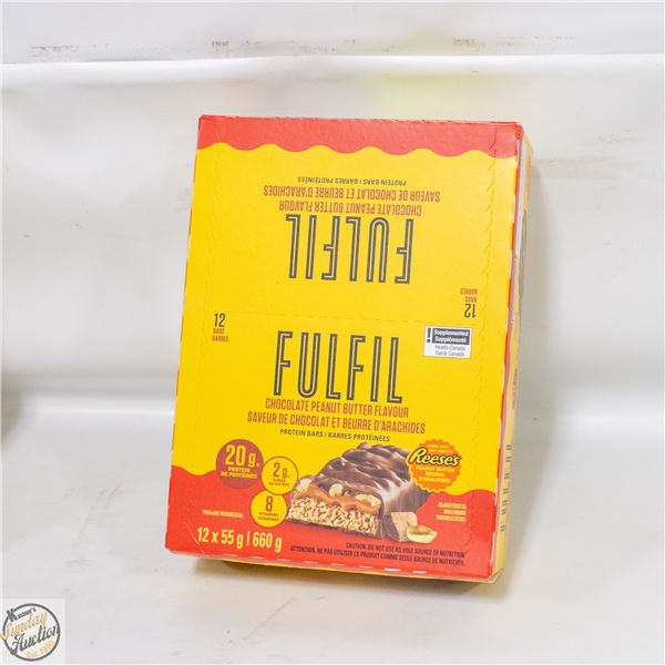 CASE WITH 12 55G BARS OF CHOCOLATE PEANUT BUTTER