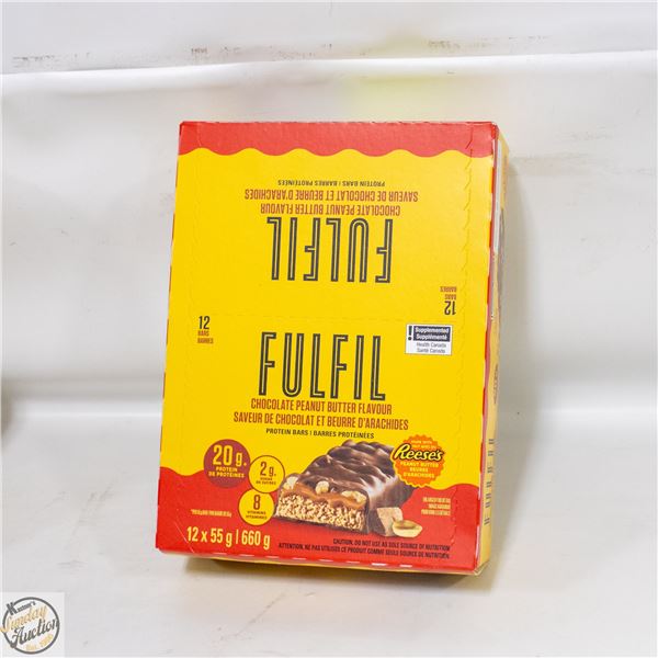 CASE WITH 12 55G BARS OF CHOCOLATE PEANUT BUTTER