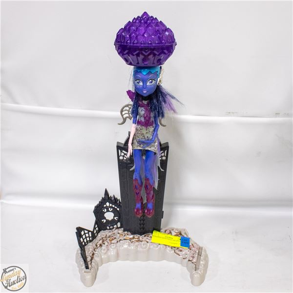 MONSTER HIGH DOLL ON STAND