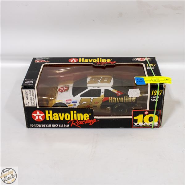 1997 HAVOLINE TEXACO DIECAST 1/24 LIMITED EDITION