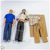 Image 1 : 2 VINTAGE 1968 KEN DOLLS & EXTRA OUTFIT