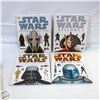 Image 1 : 4 STAR WARS HARD COVER BOOKS 12”X10”