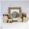 Image 1 : 3 BEACH THEMED WALL PLAQUES 11”X13” & 8”X8”