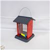 Image 1 : RED OUTHOUSE BIRD FEEDER
