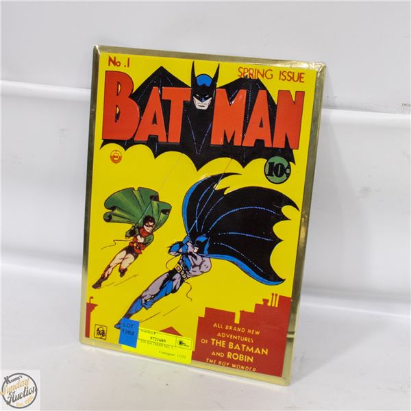 8" X 11" TIN BATMAN NO. 1
