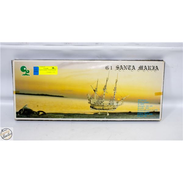 NEW "SANTA MARIA" WOOD MODEL KIT