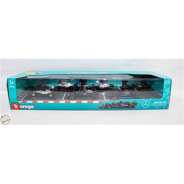 NEW BURAGO 1/43 6PC MERCEDES DIECAST CARS