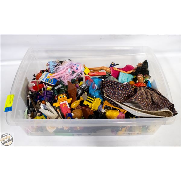 TOTE OF TOYS