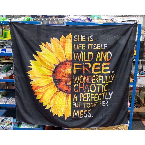 6'X4' WILD AND FREE TEPESTRY