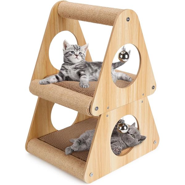 OWNPETS MULTI-FUNCTIONAL CAT SCRATCHER FOR SMALL