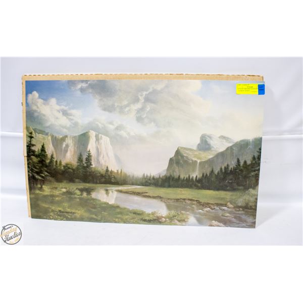 15" X 24" 1989 DINO MASSARONI "SUNRISE SIERRA"