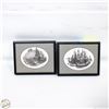 Image 1 : 2 SMALL WATER COLOR GREY SCALE PAINTING BY