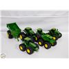 Image 1 : 6 JOHN DEERE TRACTORS, COMBINE &