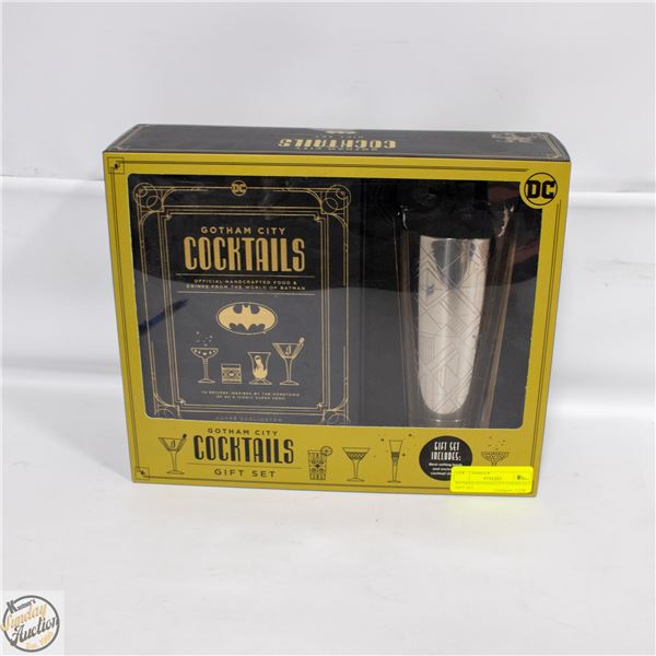 BATMAN GOTHAM CITY COCKTAILS GIFT SET