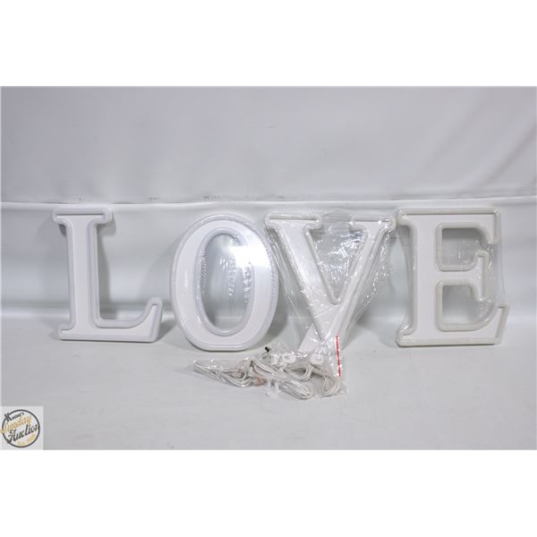 PINK LED MARQUEE SIGN LOVE BRAND NEW