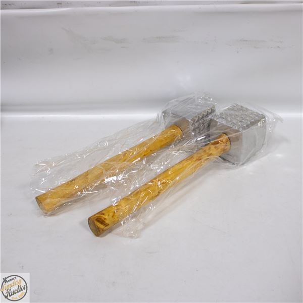 2 HEAVY DUTY MEAT TENDERIZERS