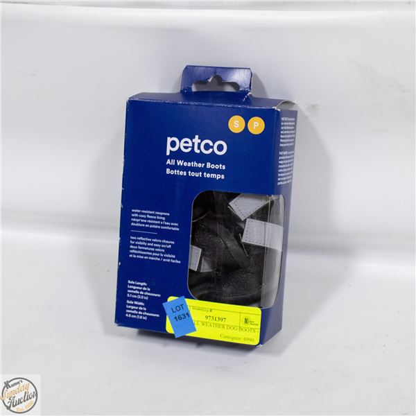 PETCO ALL WEATHER DOG BOOTS - SMALL