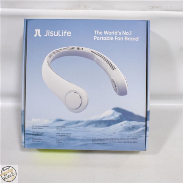 NEW JISULIFE LIFE 4 NECK FAN W/ 4000MAH BATTERY