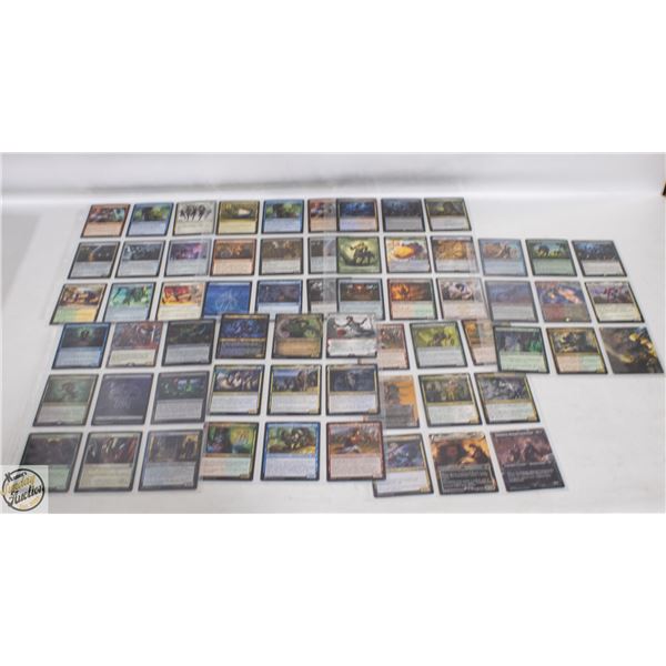 7 SHEETS OF MAGIC CARDS
