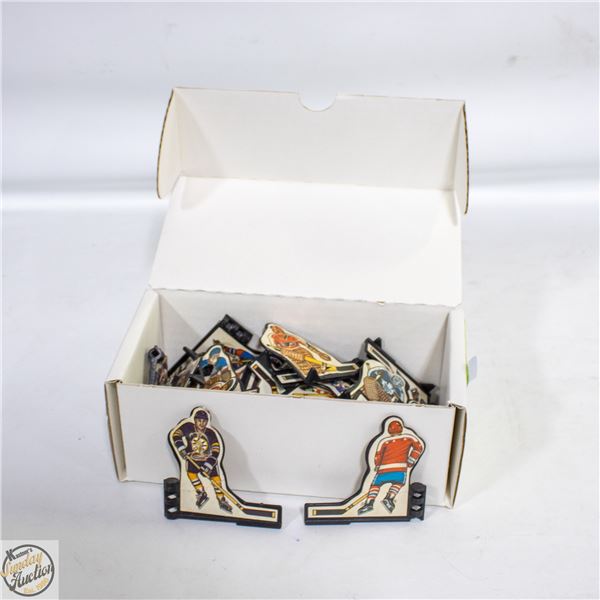 BOX OF VINTAGE HOCKEY FIGURES