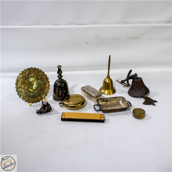 ASSORTMENT OF METAL ITEMS - NEED TLC