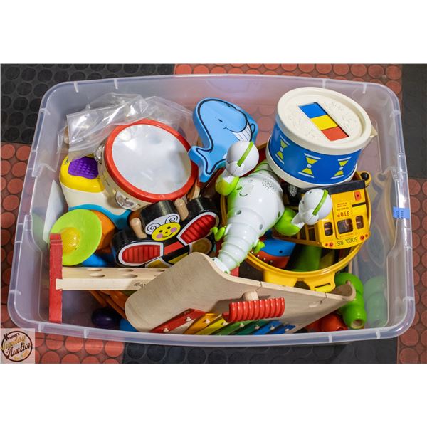 TUB OF KIDS INSTRUMENTS AND TOYS