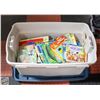 Image 1 : LARGE TOTE OF BOOKS