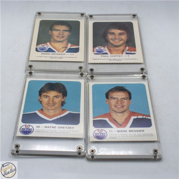 LOT OF 4 RED ROOSTER HOCKEY CARDS INCLUDES