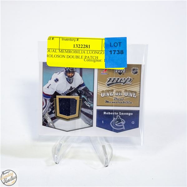 DUAL MEMROBILIA LUONGO & ROLOSON DOUBLE PATCH