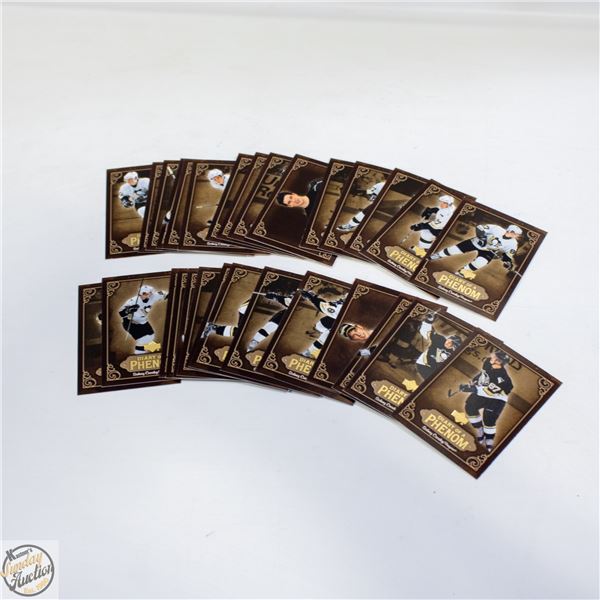 BAG OF 29 SIDNEY CROSBY DIARY OF A PHENOM CARDS