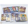 Image 1 : LOT OF 14 MLB PATCH & COIN CARDS
