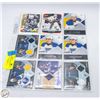 Image 1 : SHEET OF NUMBER AND PATCH HOCKEY CARDS & 2 NO COA