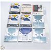 Image 2 : SHEET OF NUMBER AND PATCH HOCKEY CARDS & 2 NO COA