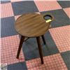 Image 2 : GRADY DAWN HARDWOOD WINE SIDE TABLE WALNUT BROWN