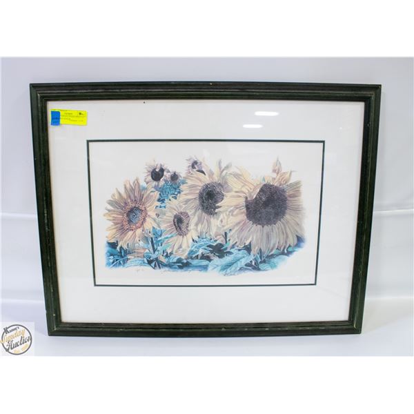 GLORIOUS SUNFLOWERS PRINT 1/5 BY VALERIE MOKER