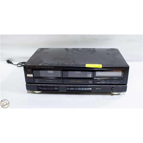 VINTAGE FISHER STEREO DOUBLE CASSETTE