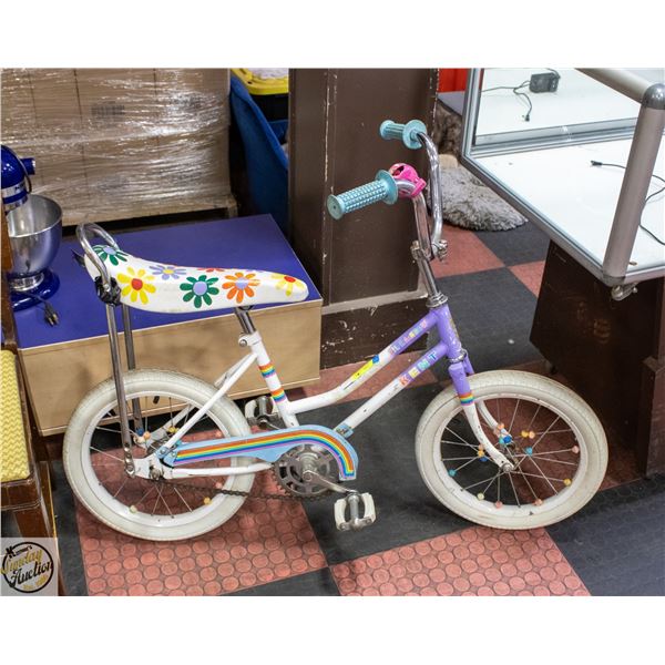 KENT LIL RAINBOW VINTAGE KIDS BIKE 16" GOODYEAR-