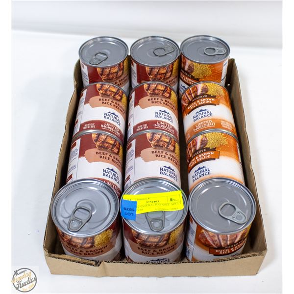 12X368G NATURAL BALANCE ADULT DOG FOOD
