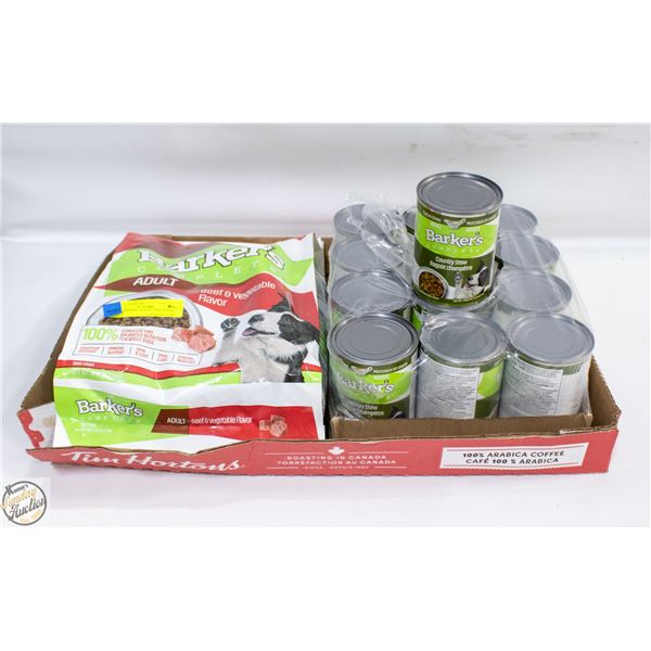 5LB BARKER'S ADULT DOG FOOD BEEF