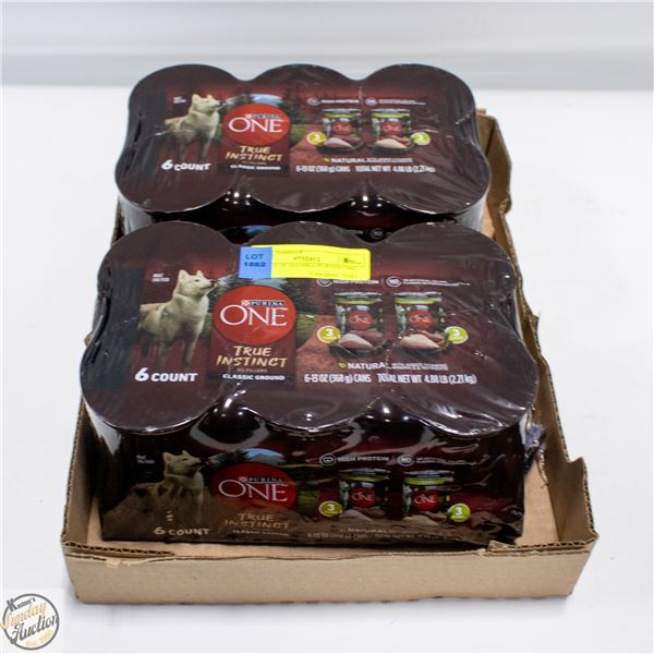 2 PACKS OF (6X368G) PURINA ONE TRUE
