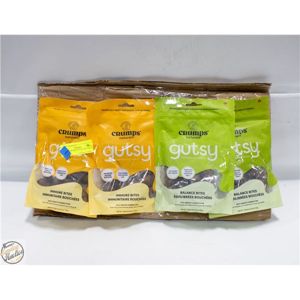 4X130G CRUMPS GUTSY DOG TREAT BITES