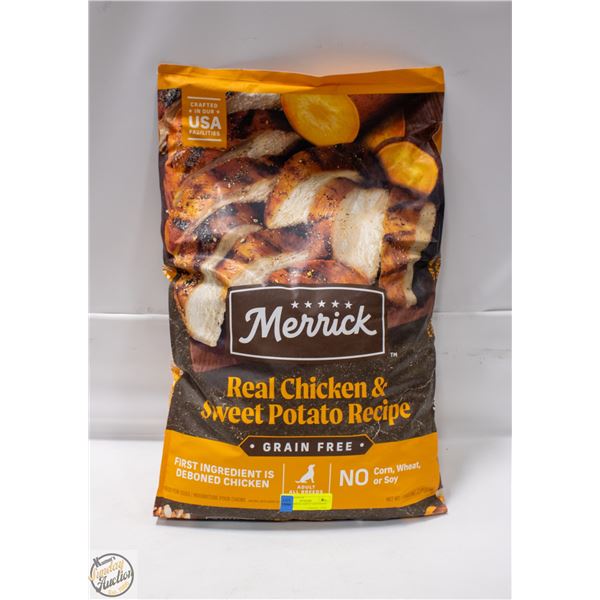 22LB MERRICK ADULT DOG FOOD CHICKEN